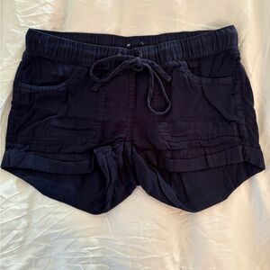 Women's Navy Blue Shorts